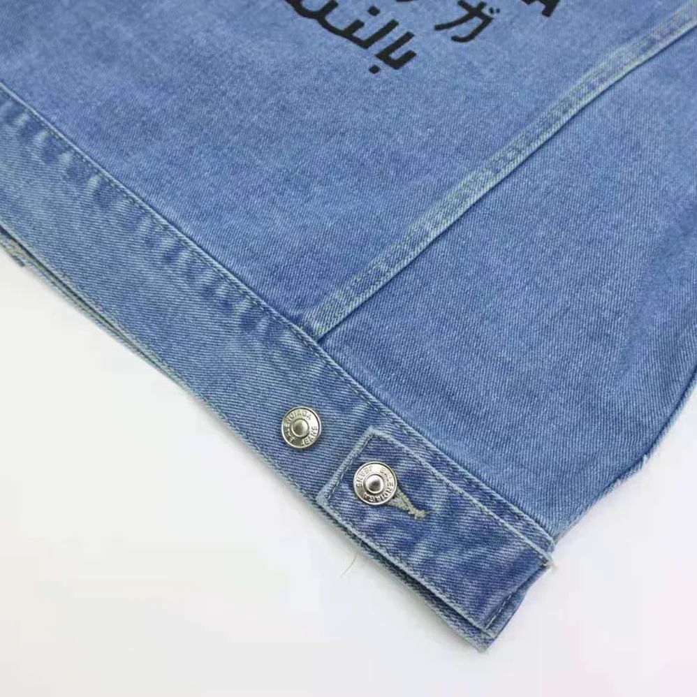 Balenciaga Large Fit Jacket in Stonewashed Blue Denim for Women