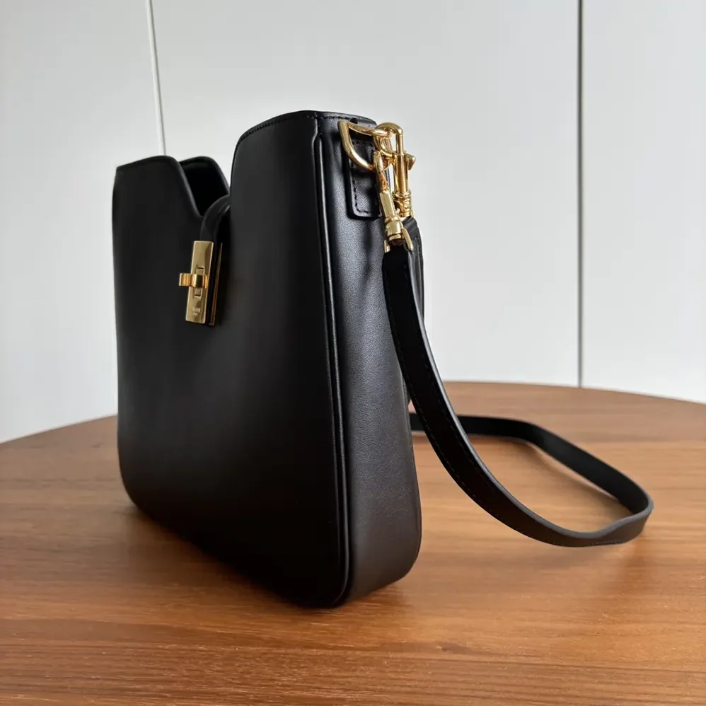 Celine Small Camille 16 Soft Bag in Smooth Calfskin for Women in Black Celine Small Camille 16 Soft Bag in Smooth Calfskin for Women in Black