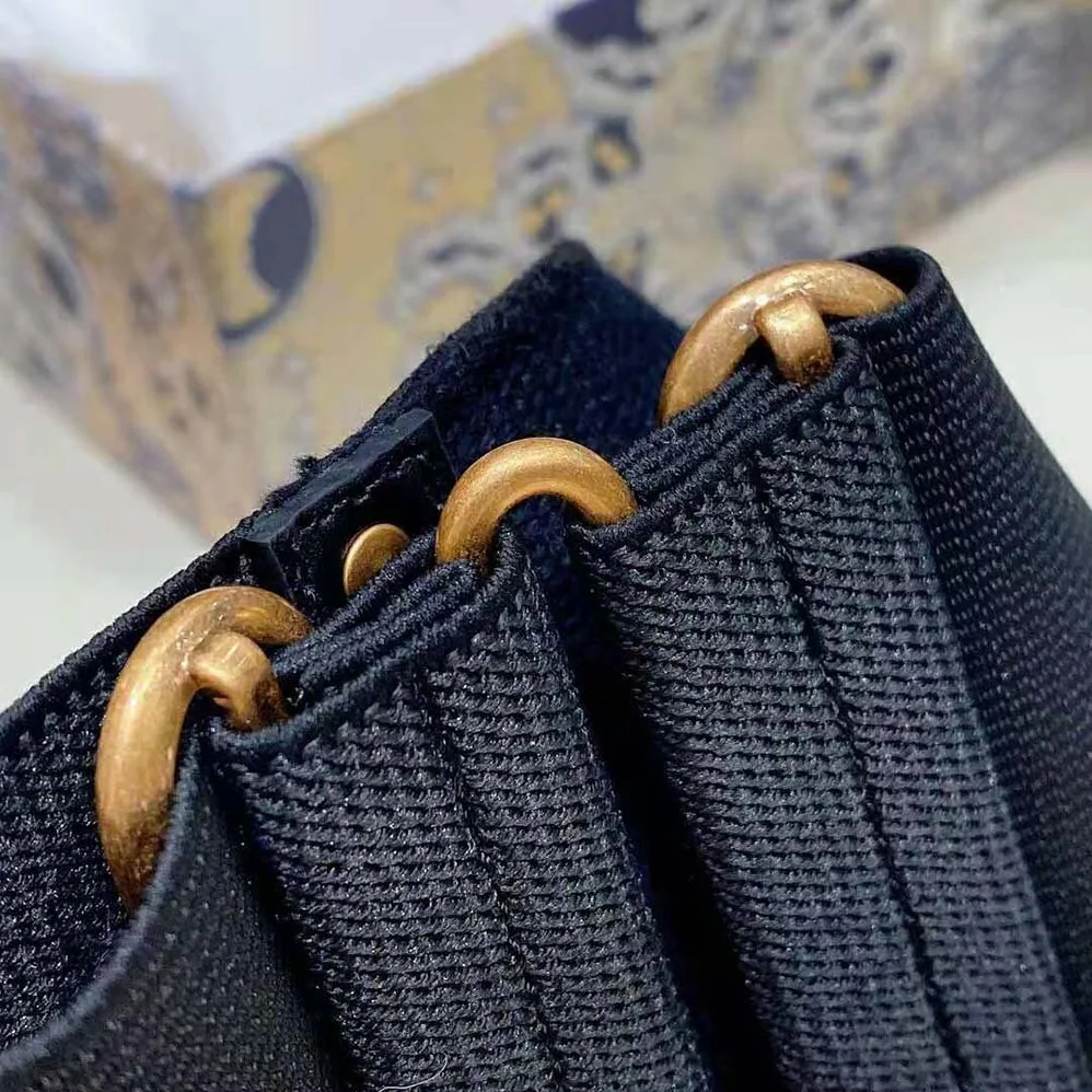 Dior Saddle Belt Black Smooth Calfskin and Technical Fabric 80 MM for Women