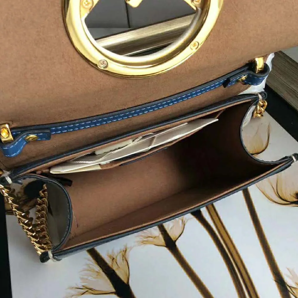 Fendi Kan I F Small Dark Blue Leather Mini for Women in Bag Fendi Kan I F Small Dark Blue Leather Mini for Women in Bag