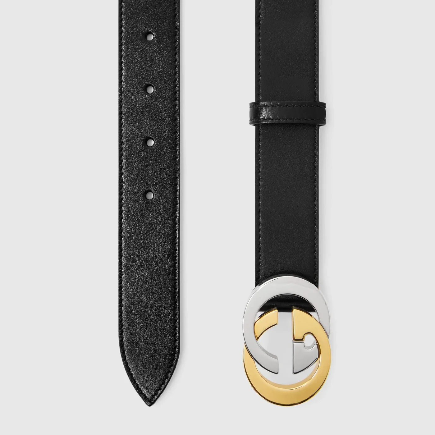 Belt with Interlocking G buckle