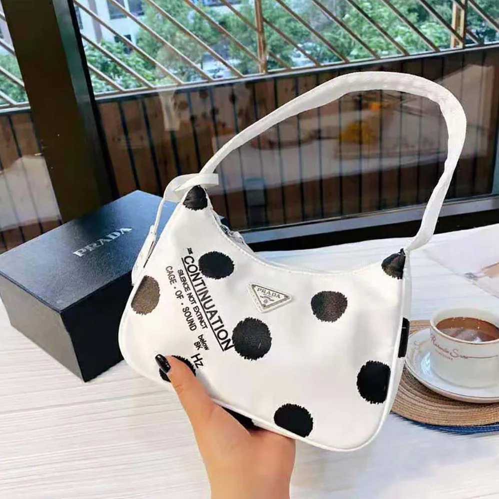 Prada Printed Re-Nylon Re-Edition 2000 Mini for Women in Bag