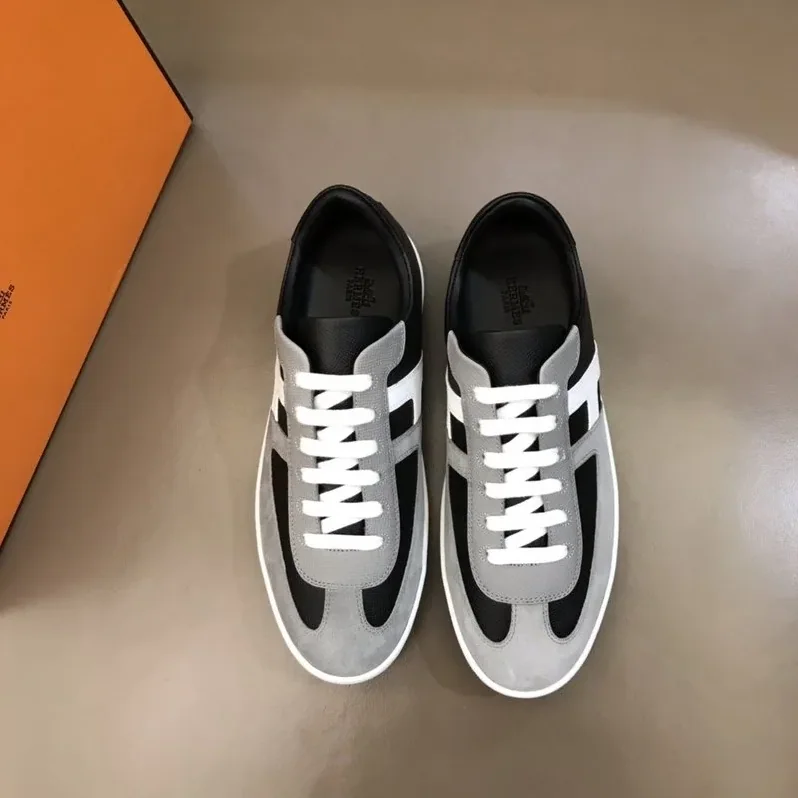 Hermes Boomerang Sneaker Black in Grey Hermes Boomerang Sneaker Black in Grey