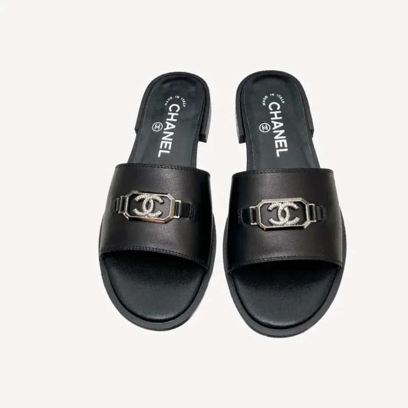 Chanel Mules Black Chanel Mules Black