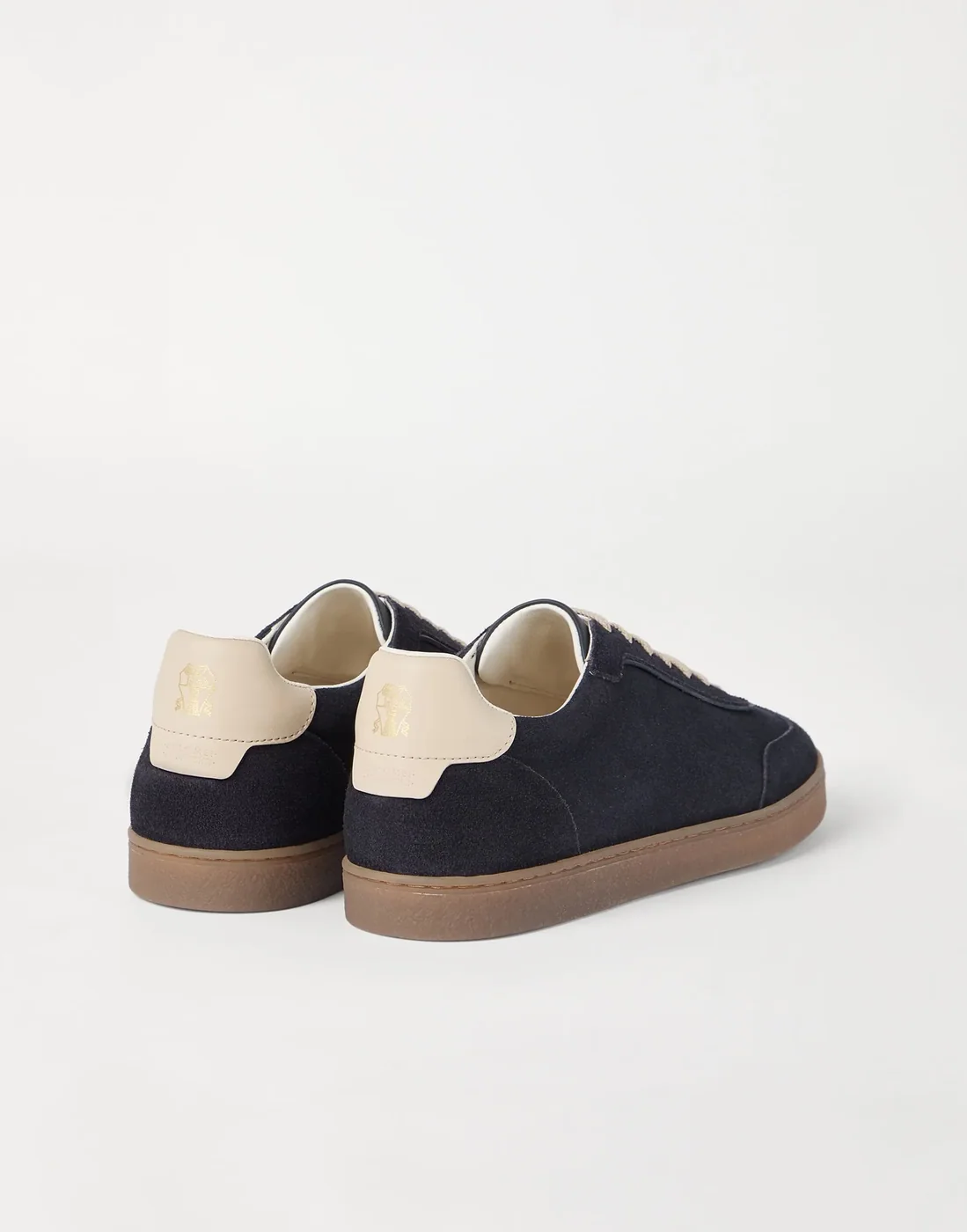 Brunello Cucinelli Washed Suede Blue Sneakers 252MZUSGGJ336