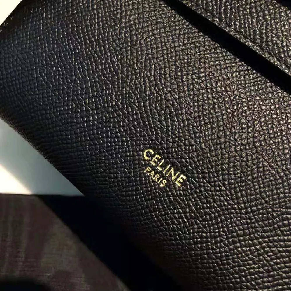 Celine Pico Belt Bag in Grained Calfskin for Women in Black