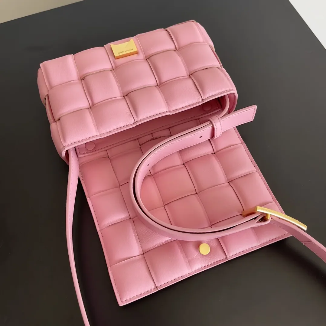 Bottega Veneta Small Padded Cassette Pink Bottega Veneta Small Padded Cassette Pink