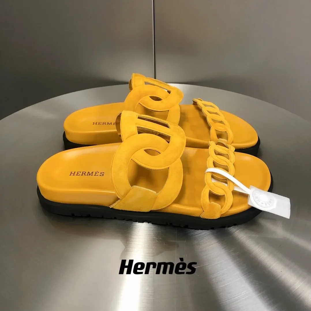 Hermes Extra Sandal Yellow Hermes Extra Sandal Yellow