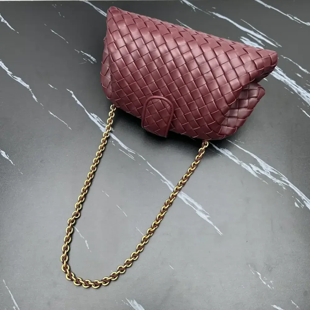 Bottega Veneta Teen Lauren 1980 With Chain for Women in Barolo