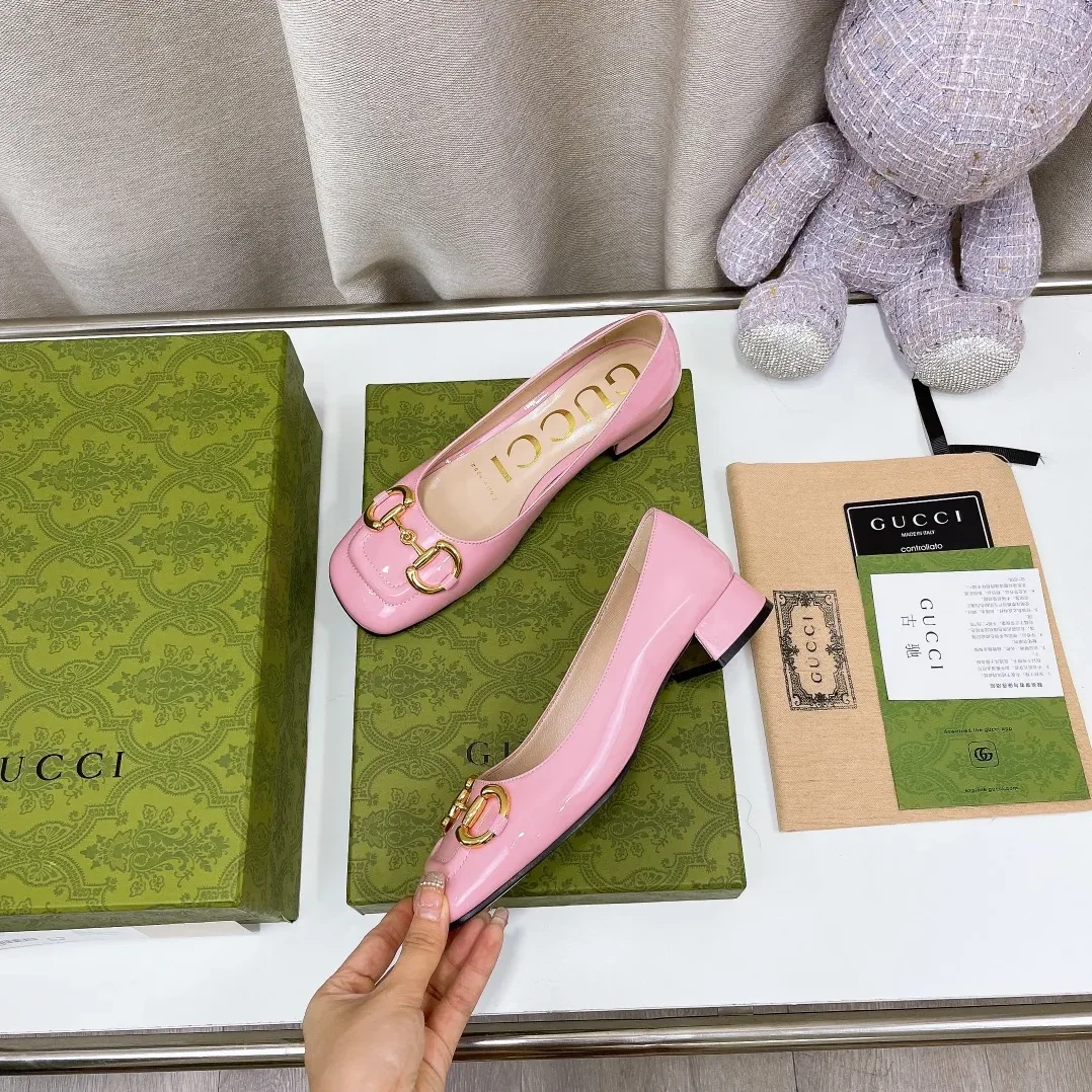 Gucci Ballet Flat With Horsebit Light Pink for Women