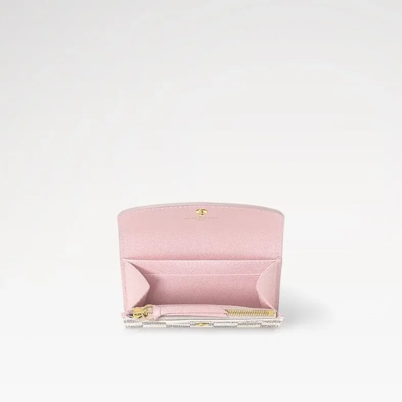 Louis Vuitton Rosalie Coin Purse Damier Azur Canvas /