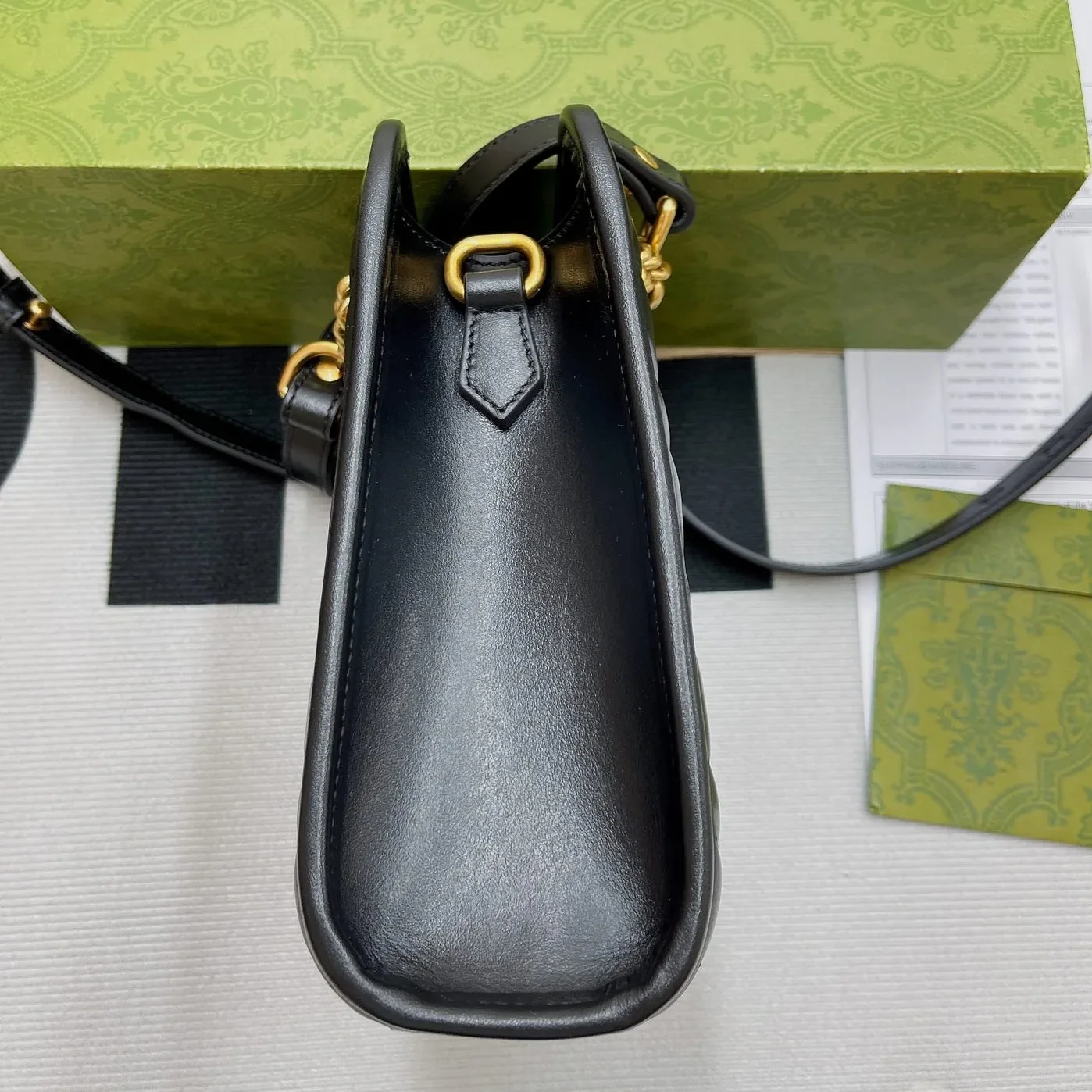 Gucci Marmont Matelasse Mini Bag Black Gucci Marmont Matelasse Mini Bag Black