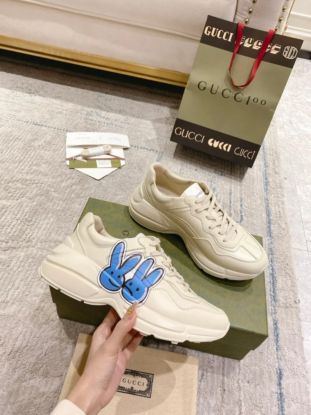 Gucci Rhyton Sneaker White Gucci Rhyton Sneaker White