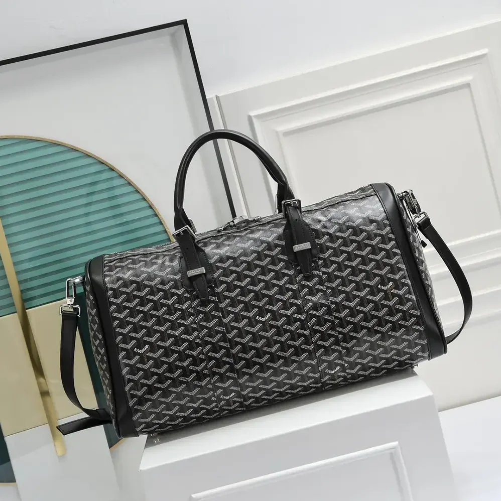 Goyard Boston 50 Bag for Unisex in Black