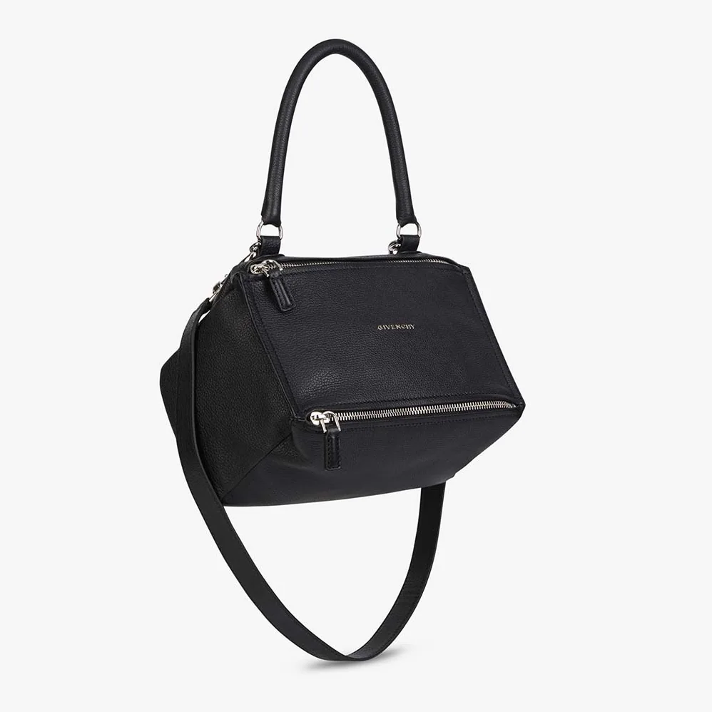 Givenchy Small Pandora Bag in Grained Leather for Women in Black Givenchy Small Pandora Bag in Grained Leather for Women in Black