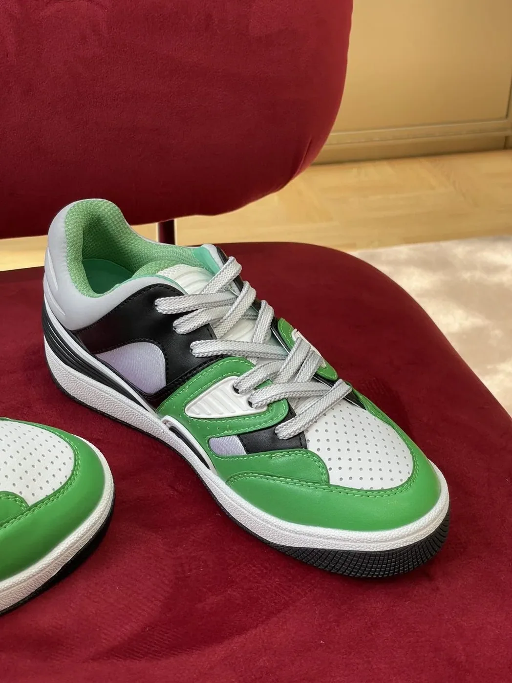 Gucci Sneaker Gucci Basket Donna Green Demetra for Women Gucci Sneaker Gucci Basket Donna Green Demetra for Women