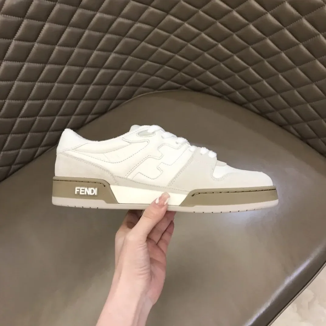 Fendi FD Fendi Match Low Tops Sneakers White 8E8252AHH2F1FHS Fendi FD Fendi Match Low Tops Sneakers White 8E8252AHH2F1FHS
