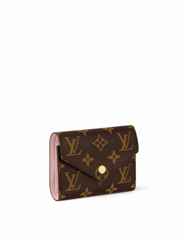 Louis Vuitton Victorine Wallet Monogram Canvas Rose Ballerine Pink , / LV