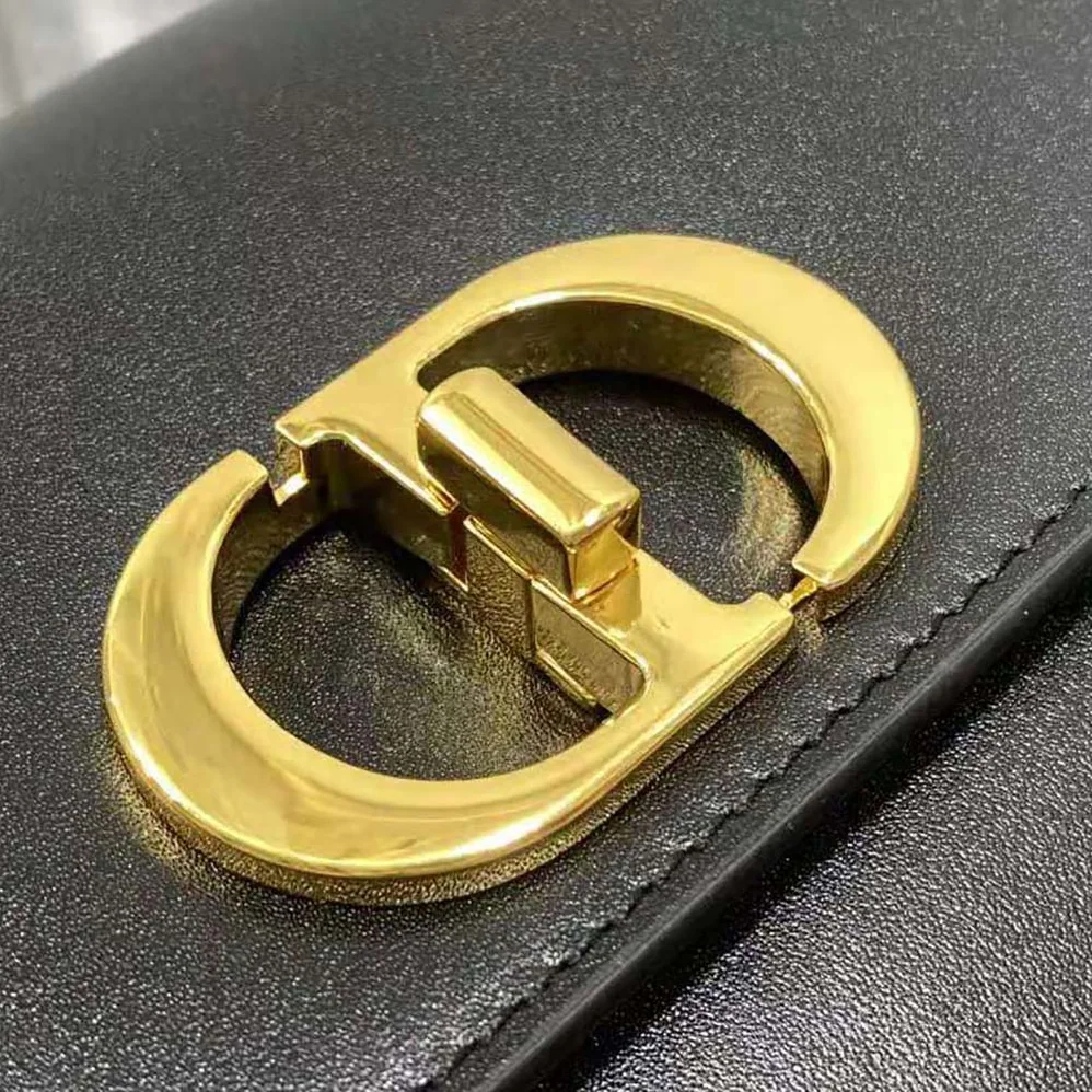 Dior Small 30 Montaigne Avenue Bag Black Box Calfskin for Women Dior Small 30 Montaigne Avenue Bag Black Box Calfskin for Women