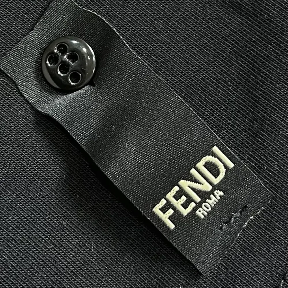 Fendi Black Cotton T for Women in shirt