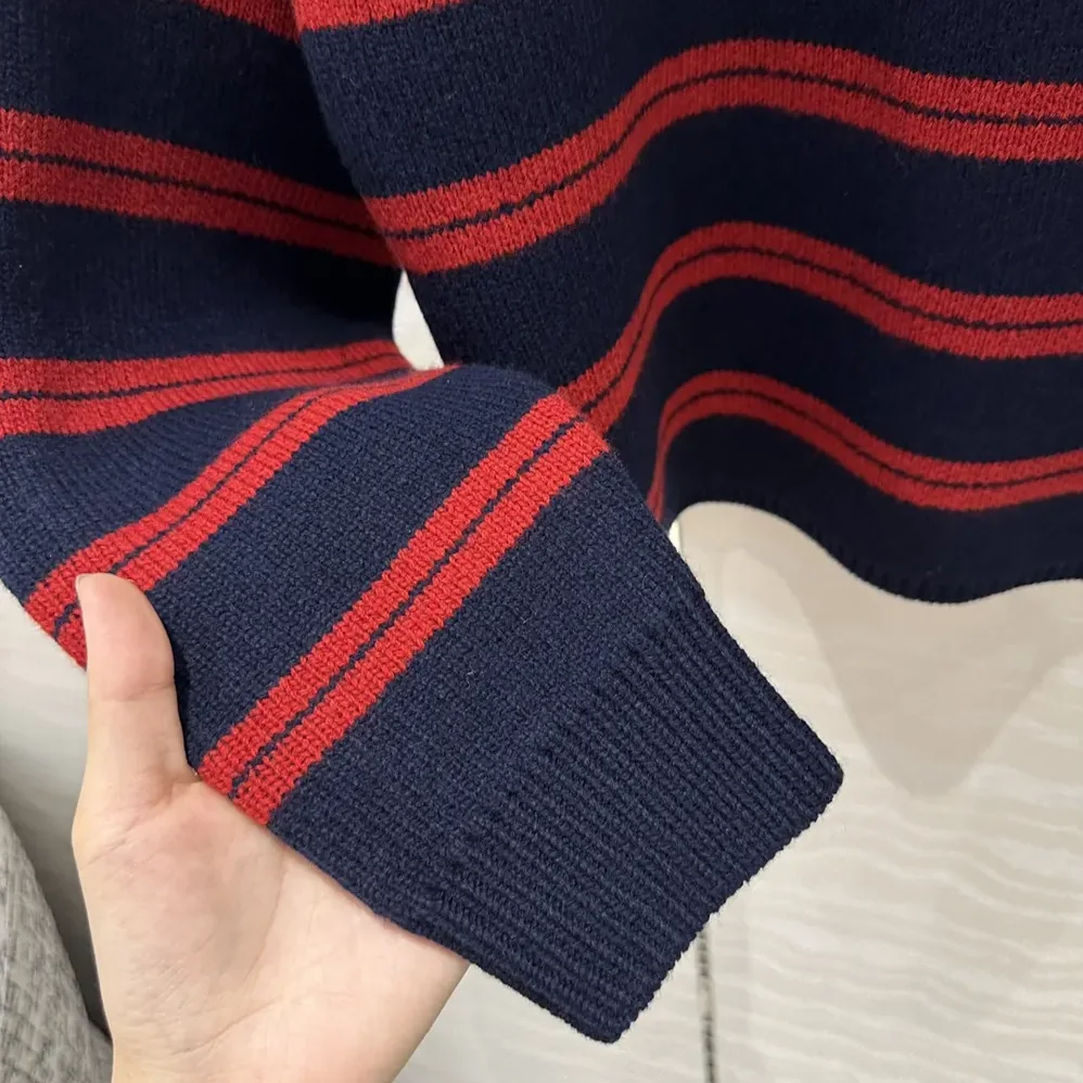 Miu Miu Shetland Wool Crew for Women in neck Sweater