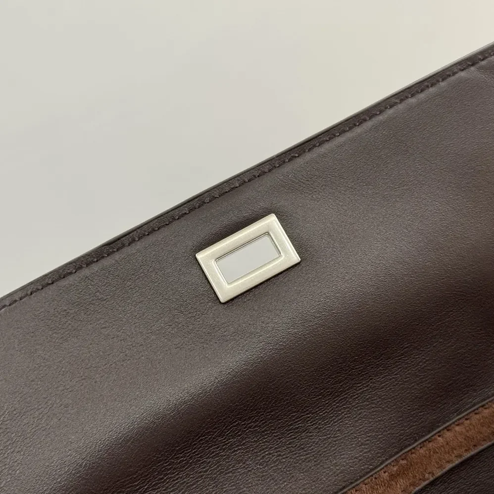 Balenciaga Rodeo Handbag Large in Light Espresso Waxed Suede Calfskin and Smooth Calfskin for Women Balenciaga Rodeo Handbag Large in Light Espresso Waxed Suede Calfskin and Smooth Calfskin for Women