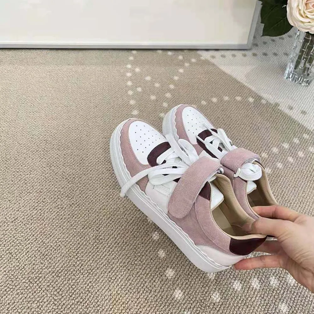 Chloe Lauren Sneaker with Strap for Women in Pink