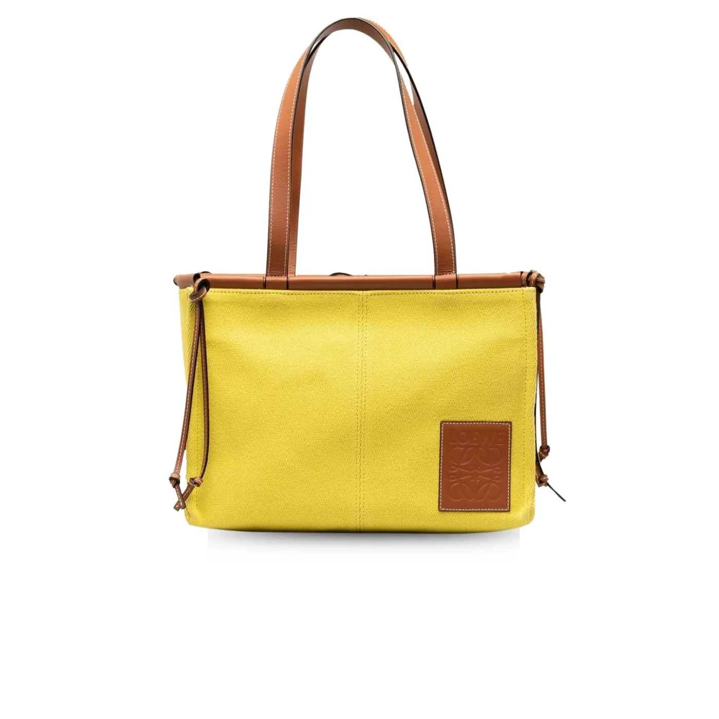 Loewe Paula's Ibiza Cushion Tote Bag Yellow 13.4 Inches/ 1RG0F7BJVYGAM1GR Loewe Paula's Ibiza Cushion Tote Bag Yellow 13.4 Inches/ 1RG0F7BJVYGAM1GR