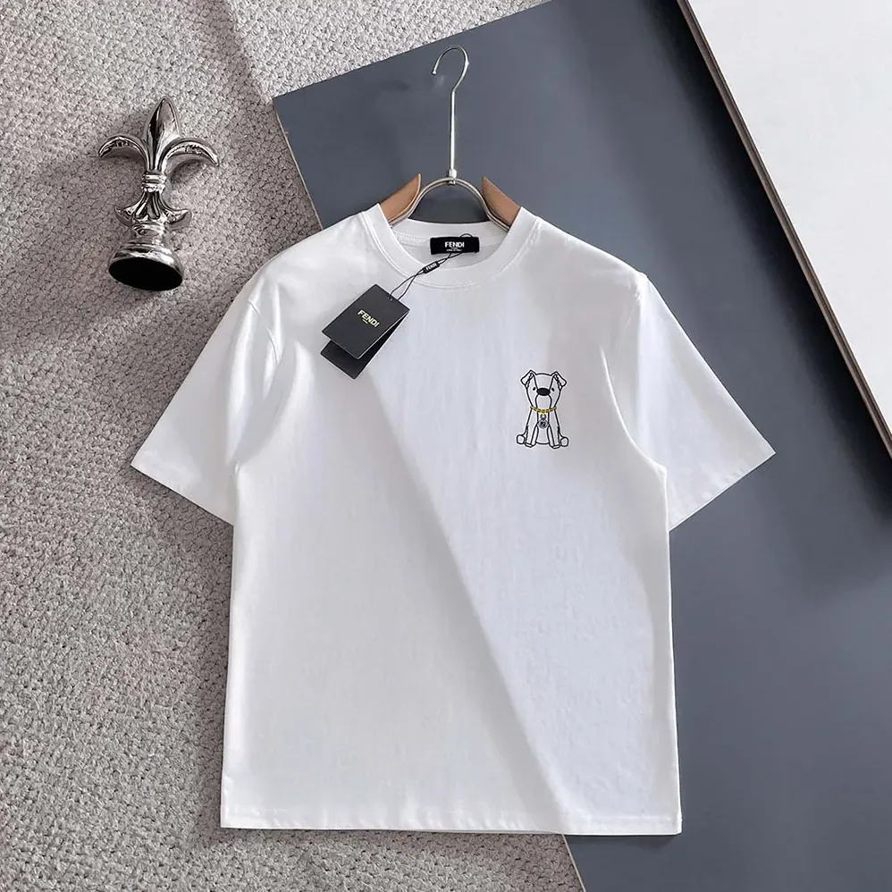 Fendi White Cotton T for Women in shirt