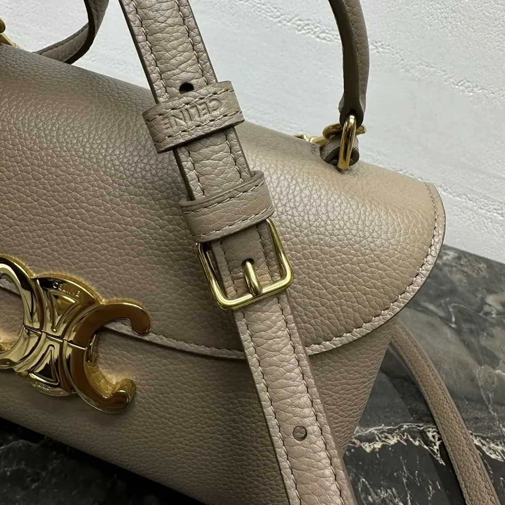 Celine Teen Nino Bag in Smooth Satinated Calfskin for Women in Sandy Celine Teen Nino Bag in Smooth Satinated Calfskin for Women in Sandy
