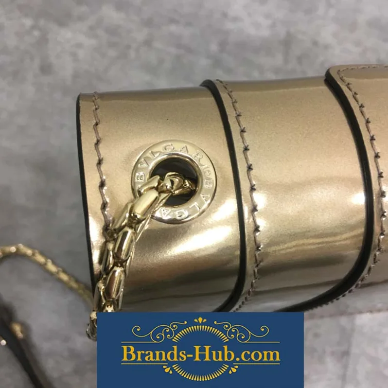Bvlgari Serpenti Forever Medium Flap Cover Bag Metallic Calfskin in Gold Bvlgari Serpenti Forever Medium Flap Cover Bag Metallic Calfskin in Gold