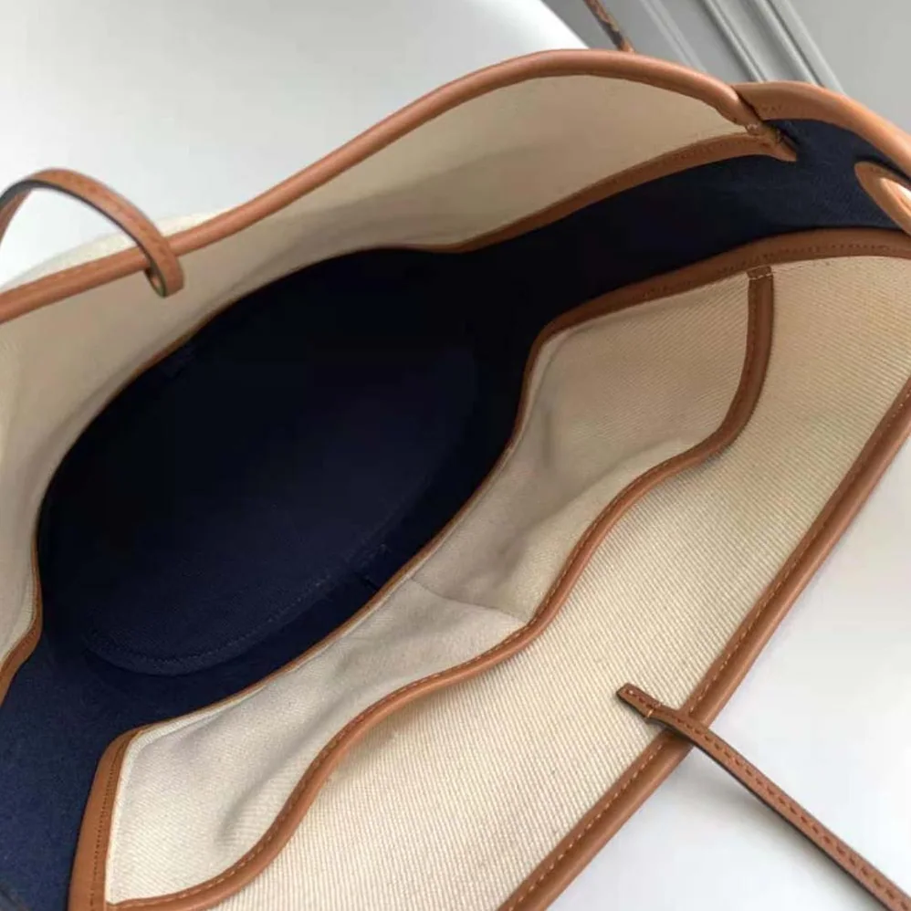 Loewe Hobo Bag in Canvas and Calfskin for Women Loewe Hobo Bag in Canvas and Calfskin for Women