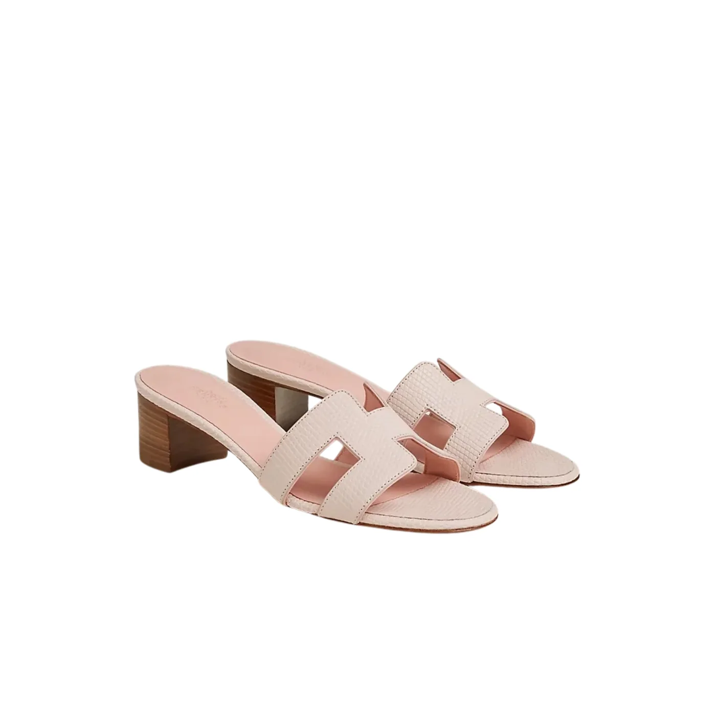 Hermes Oasis Sandals Rose Pale