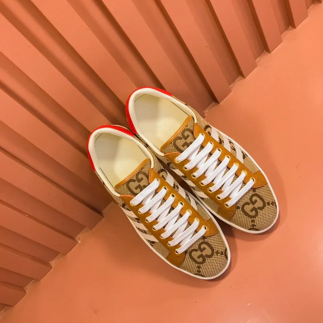 Gucci x Adidas With GG Sneaker Brown for Men Gucci x Adidas With GG Sneaker Brown for Men