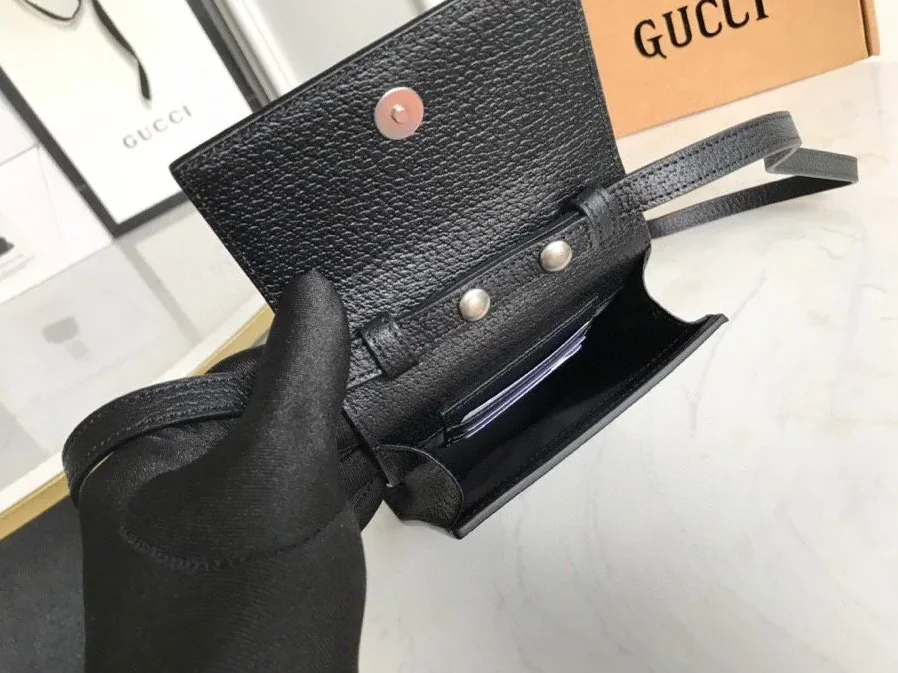 Gucci Off The Grid Mini Bag Black GG Made From ECONYL® /