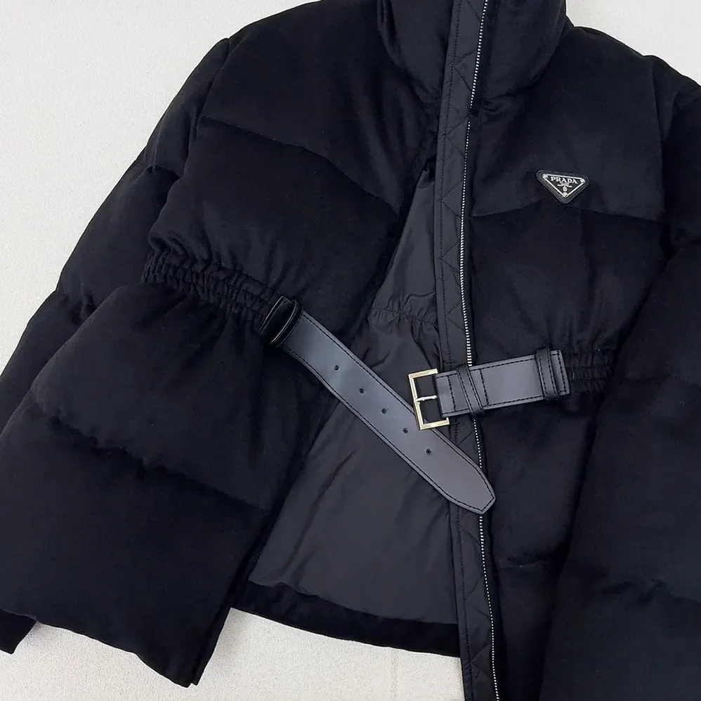 Prada Loden Down Jacket for Men in Navy Prada Loden Down Jacket for Men in Navy