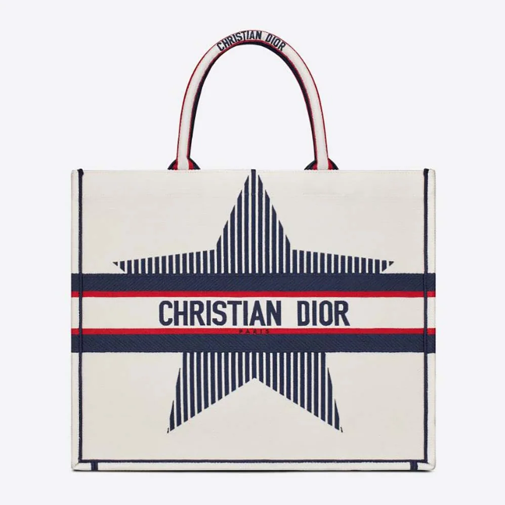 Dior Dioralps Dior Book Tote White Three for Women in Tone Embroidery Dior Dioralps Dior Book Tote White Three for Women in Tone Embroidery