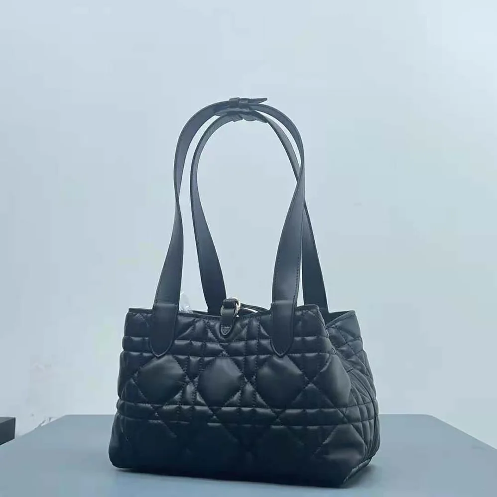 Dior Small Dior Toujours Bag Black Macrocannage Calfskin for Women Dior Small Dior Toujours Bag Black Macrocannage Calfskin for Women
