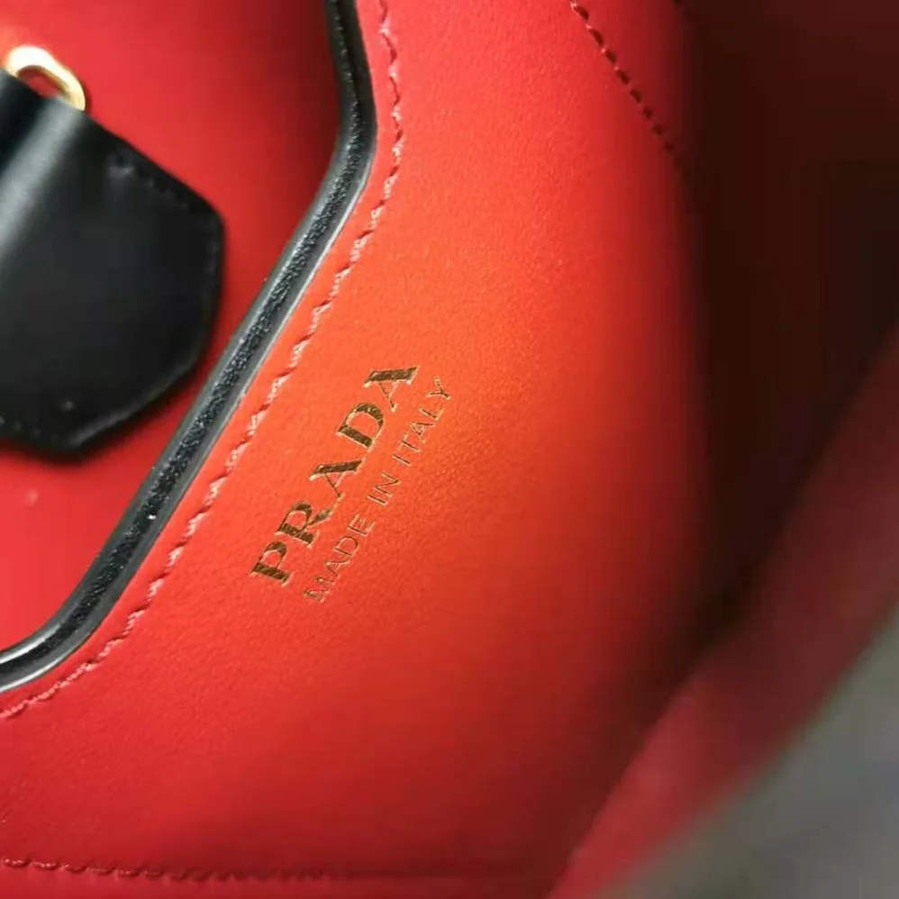 Prada Small Saffiano Leather Prada Panier Bag for Women in Black Prada Small Saffiano Leather Prada Panier Bag for Women in Black
