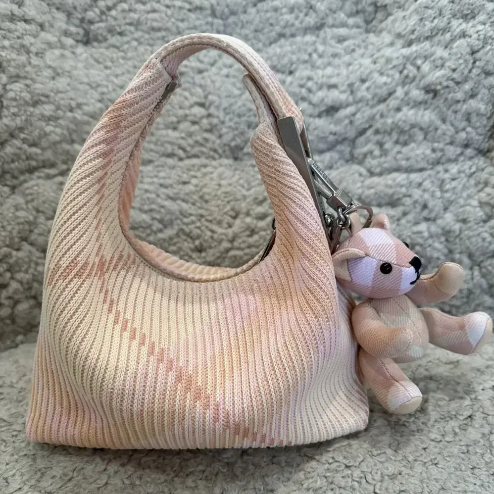 Burberry Mini Peg Duffle Bag for Women in Pink