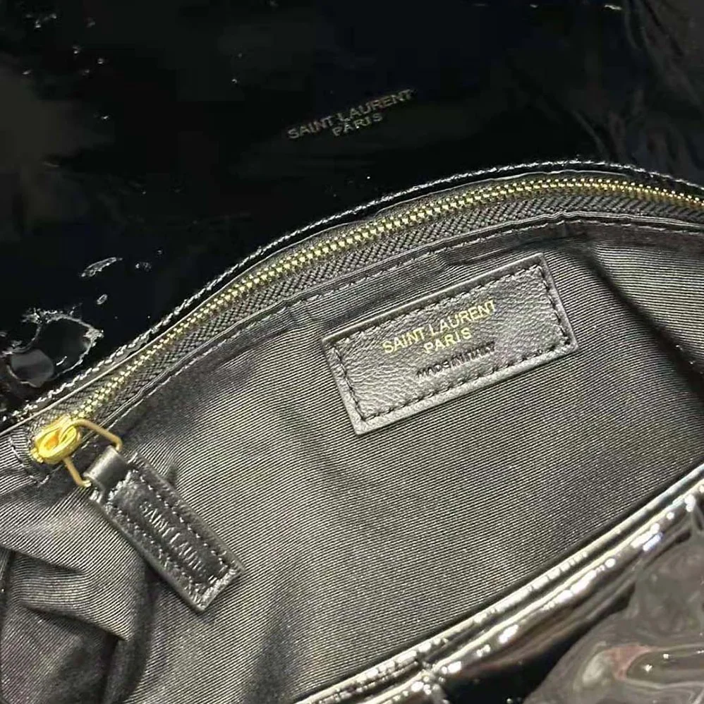 Saint Laurent YSL Puffer Small Chain Bag in Quilted Vinyle for Women in Black Saint Laurent YSL Puffer Small Chain Bag in Quilted Vinyle for Women in Black