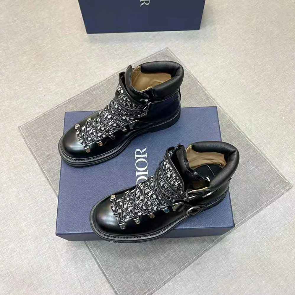 Dior Explorer II Laced and Buckled Ankle Boot for Men Dior Explorer II Laced and Buckled Ankle Boot for Men