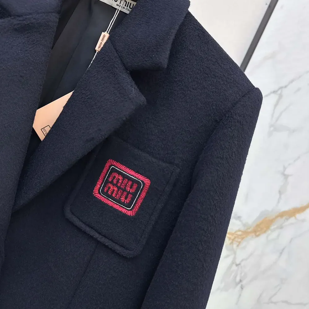 Miu Miu Single for Women in breasted Velour Jacket