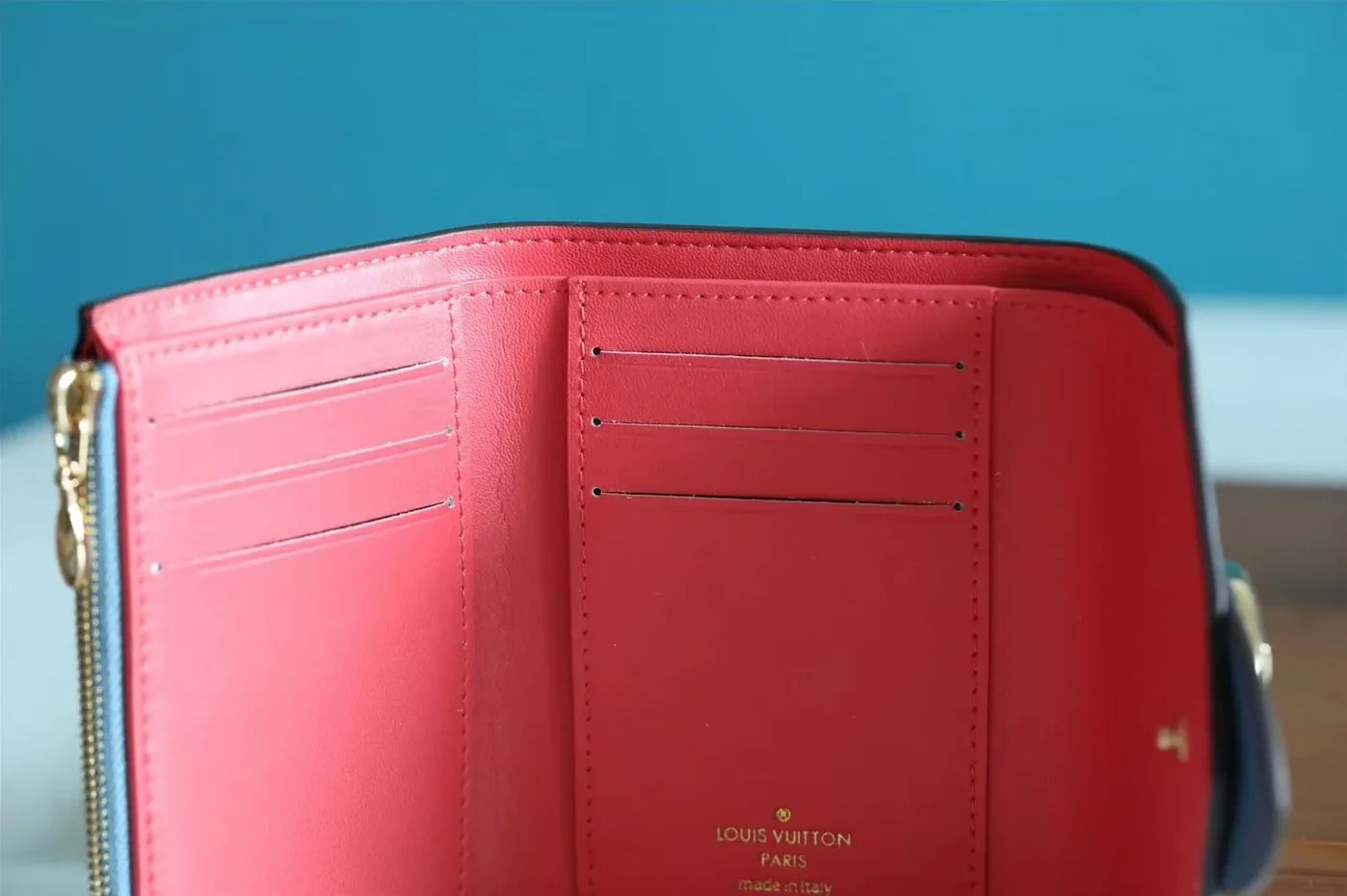 Louis Vuitton Pont 9 Compact Wallet Blue Louis Vuitton Pont 9 Compact Wallet Blue