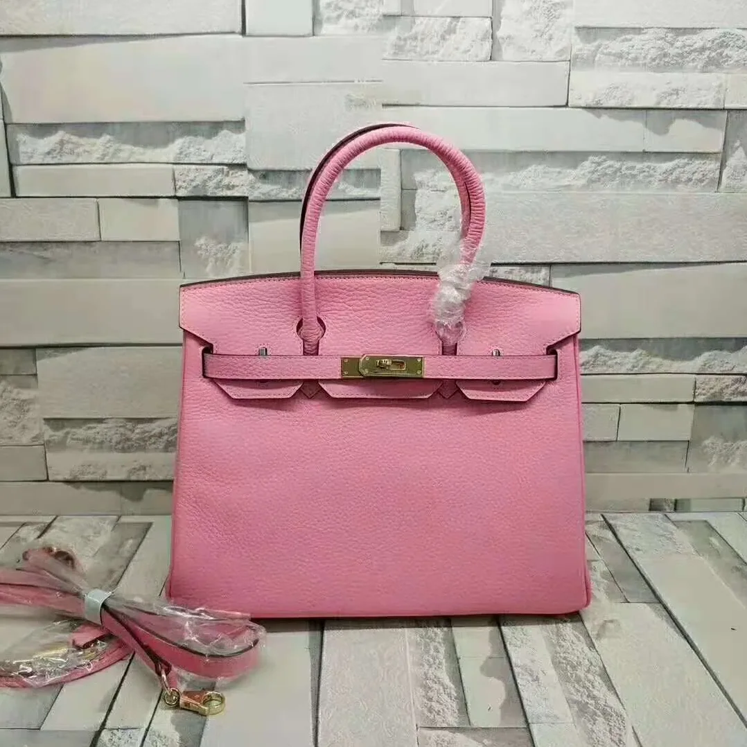 Hermes Birkin Top Handle Bag in Pink Gold Hardware Hermes Birkin Top Handle Bag in Pink Gold Hardware