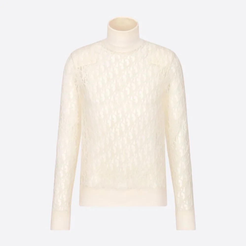 Dior Oblique T-shirt White Technical Cotton Jersey for Men