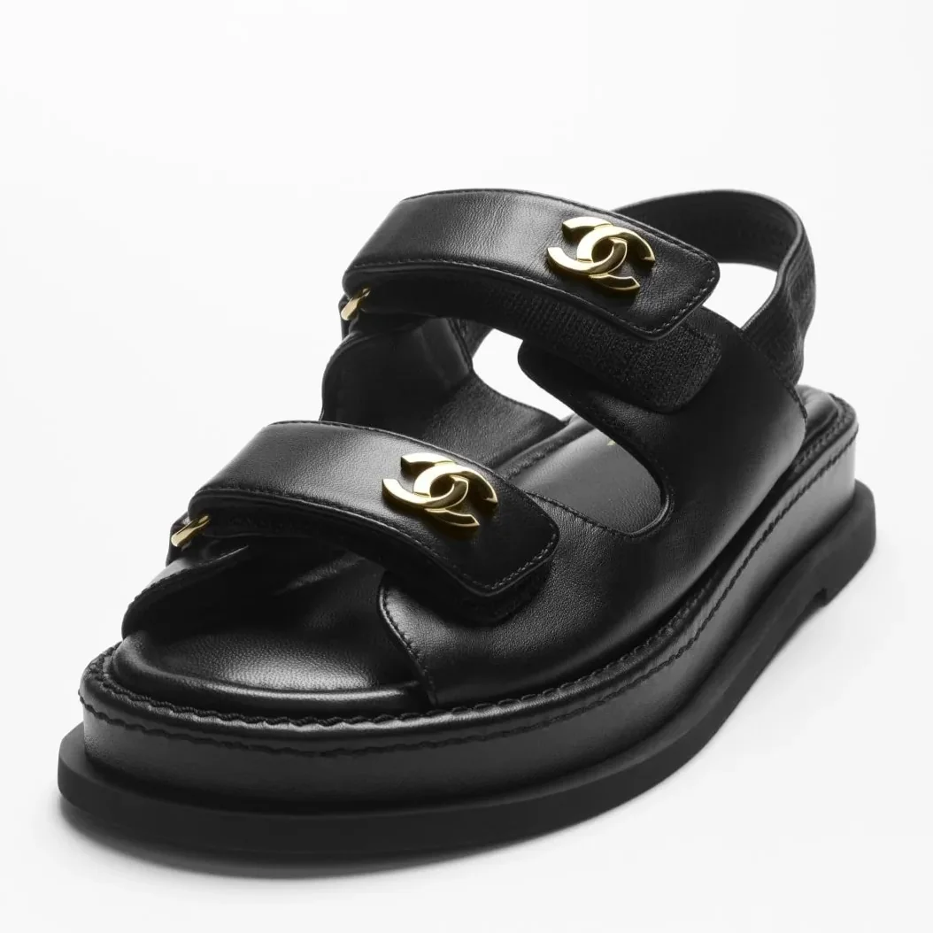 Chanel Sandals Black