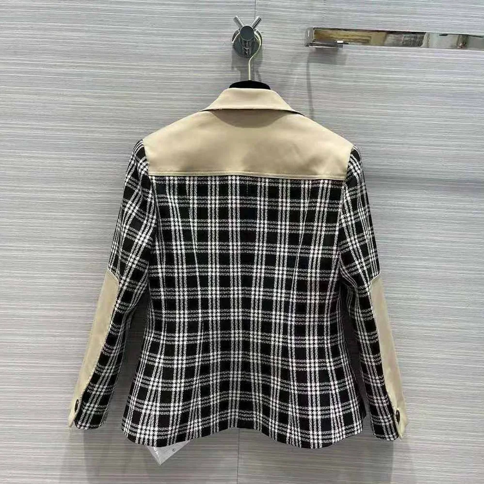 Dior 2-in-1 Jacket Black and White Check'n'Dior Wool for Women Dior 2-in-1 Jacket Black and White Check'n'Dior Wool for Women