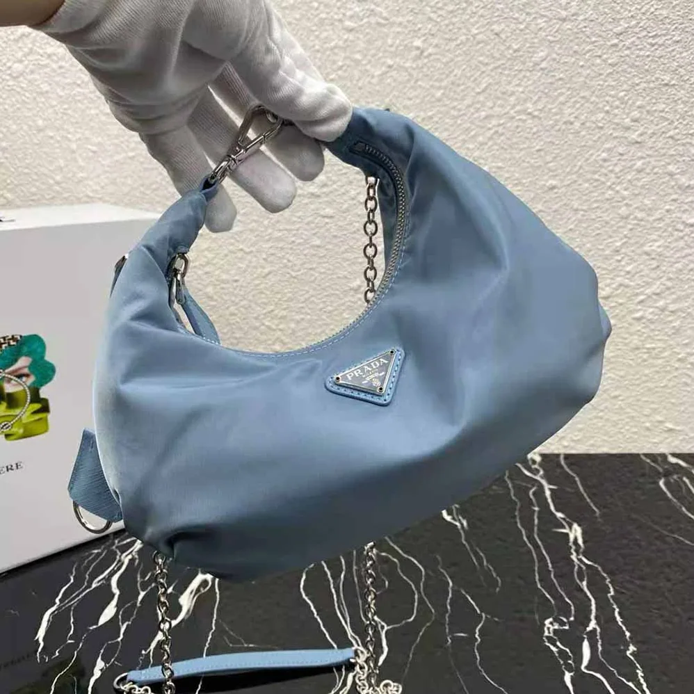 Prada Re-Edition 2006 Nylon Bag for Women in Blue