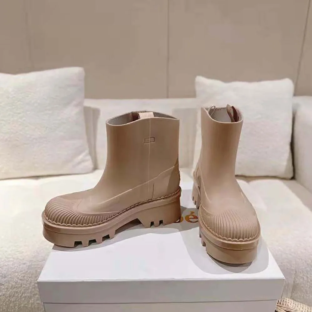 Chloe Raina Rain Boot for Women in Beige